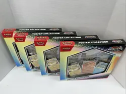 Pokemon TCG Prismatic Evolutions Poster Collection Lot Of 4 NEW SEALED IN HAND - Image 5