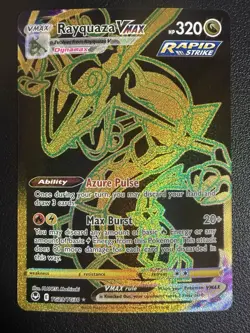 Pokemon TCG Rayquaza VMAX TG29/TG30 Silver Tempest Trainer Gallery Secret Rare - Image 1