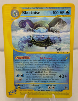 Blastoise Expedition Regular Base 2002 Pokemon/Nintendo 37/165 MP/HP - Image 1