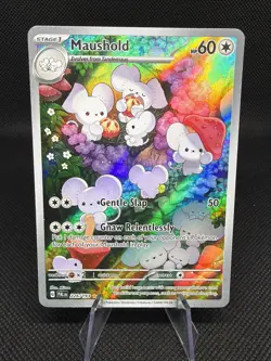 Pokemon TCG Maushold 226/193 Illustration Rare Paldea Evolved NM - Image 2