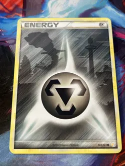 NM Pokemon Metal Energy (Basic) 122/123 Steelix Heartgold & Soulsilver TCG - Image 2