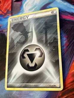 NM Pokemon Metal Energy (Basic) 122/123 Steelix Heartgold & Soulsilver TCG - Image 3