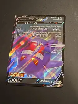 Pokemon TCG Gengar V 156/264 Fusion Single Strike Near Mint NM 2021 Nintendo - Image 3