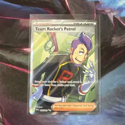 Pokemon TCG Team Rocket's Petrel 226/182 Destined Rivals Full Art Ultra Rare NM - Image 1