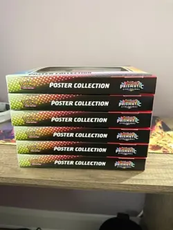 Case Lot of (6) Sealed Pokemon Prismatic Evolution Poster Collections - Image 2