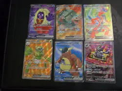 Pokemon TCG Full Art ex lot of 6 - S&V, OBF, MEW, sets - Excellent Cond. - Image 1