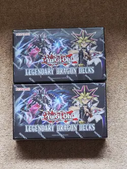 2x Yu-Gi-Oh Legendary Dragon Decks Box Set Brand New Factory Sealed Mint - Image 1