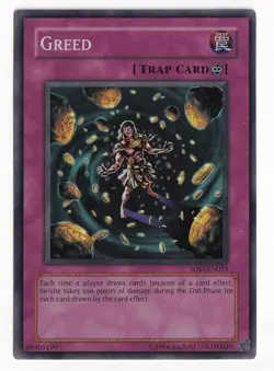 YuGiOh GREED SOD-EN055 Super Rare - Image 1