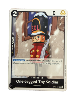 New: One Piece CCG One-Legged Toy Soldier OP05-081 Awakening of the New Era UC - Image 1