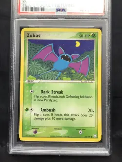 Pokemon Cards: EX Team Rocket Returns Common: Zubat 82/109: PSA 10 - Image 2