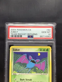 Pokemon Cards: EX Team Rocket Returns Common: Zubat 82/109: PSA 10 - Image 3