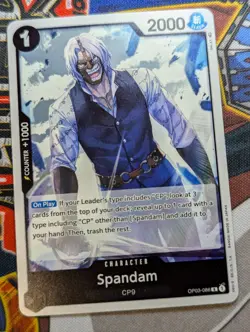 Spandam OP03-086 R One Piece Card Game Pillars of Strength - Image 1