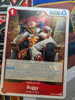One Piece Card Pillars of Strength Buggy OP03-008 UC - Image 1