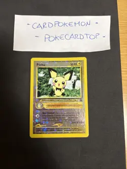 Pokemon Card Pichu 35- Promo-Ita-Holo Reverse-nm! - Image 1