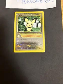 Pokemon Card Pichu 35- Promo-Ita-Holo Reverse-nm! - Image 3