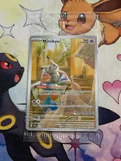 Mimikyu SVP 075 Pokemon Center Stamped SEALED Black Star Promo Pokemon Card - Image 1