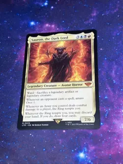 MTG - Sauron, the Dark Lord - LTR - NM - Image 1