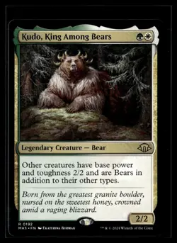 2024 MTG MH3 Kudo, King Among Bears R Legendary Creature #192 - Image 1