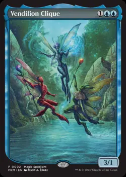 Vendilion Clique MTG Textless Full Art Magic Spotlight Non Foil NM Near Mint - Image 1