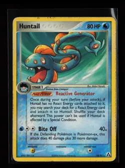 Huntail 18/92 Rare Legend Maker Heavily Played Pokemon Card - Image 1