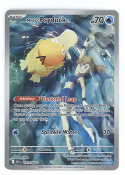 2025 Pokemon S&V Destined Rivals Misty's Psyduck Secret Rare #193/182 - Image 1