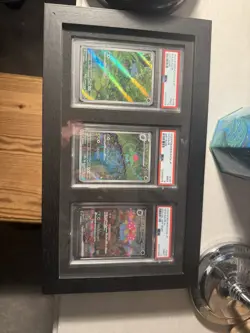 Pokemon TCG Japanese 151 Bulbasaur Ivysaur Venusaur PSA 9 full art framed - Image 5