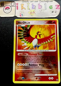 Ho-Oh 10/132 PL Reverse Holo Secret Wonders Pokemon Card. Free Tracked Shipping! - Image 1