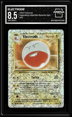 2002 Pokemon Legendary Collection Electrode #22 – Arena Club 8.5 NM-MT+ - Image 1