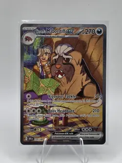 Arven's Mabosstiff ex SIR 235 Pokemon DRI Destined Rivals 2025 NM - Image 1