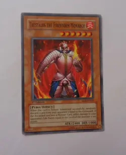 Thestalos the Firestorm Monarch SD3-EN011 (Common, 1st Edition, Lightly Played) - Image 1