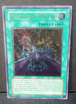 yugioh collector's Phantasmal Martyrs SOI-EN041 Ultimate Rare Unl. +BONUS - Image 1