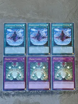 3x Dimensional Fissure + 3x Macro Cosmos | Ultra Rares | NM | Yu-Gi-Oh! - Image 1
