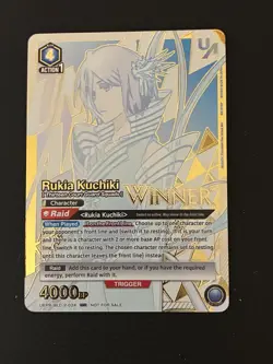 Union Arena BLEACH Rare Battle Rukia Kuchiki WINNER UAPR/BLC-2-034 English Promo - Image 1