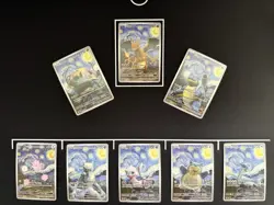 Pokemon Van Gogh - Starry Night Lot - 8 Cards - Image 1