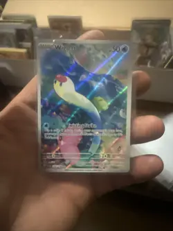 Pokemon TCG Wiglett 206/198 Scarlet & Violet Base Illustration Rare Card - Image 1
