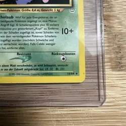 GERMAN Celebi 16/64 Neo Revelation Pokemon Card - Image 2