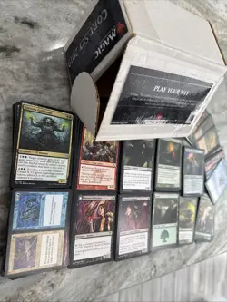 500 MTG Magic the Gathering Cards Commons Bulk w/ DUPLICATES most LP/NM cc - Image 1