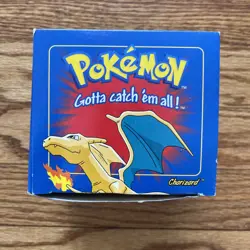 23K Gold Plated CHARIZARD Trading Card 1999 Burger King Pokemon Blue - Box Only - Image 5