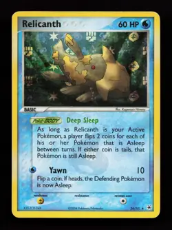 Relicanth 24/101 Reverse Holo Rare Hidden Legends Pokemon Card - Image 1