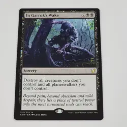MTG In Garruk's Wake [Commander 2019] Magic The Gathering Card Black Board Wipe - Image 1
