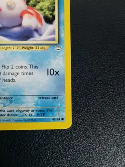 Pokemon Card Goldeen 45/64 Neo Revelation Common WOTC - Image 5