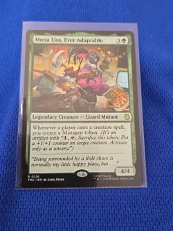 Mona Lisa, Ever Adaptable – MTG TMNT Rare TMC #0126 - Image 1
