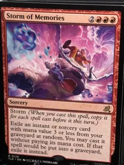 Storm Of Memories MTG TLA R0126 Nonholo NM - Image 1