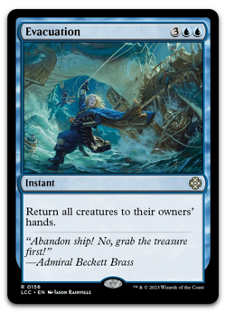 LP Evacuation #156 Lost Caverns of Ixalan LCC Magic MTG - Image 1