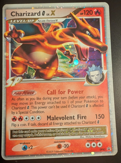 2009 Pokemon Charizard LV. X DP45 Diamond and Pearl Black Star Promo - Image 1
