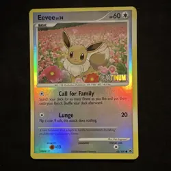 Pokemon Eevee 062/100 Pokemon Majestic Dawn Stamped Reverse Holo Basic 2008 - Image 1