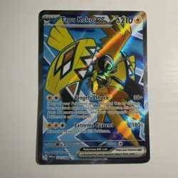Tapu Koko ex 222/182 Full Art - Sv04: Paradox Rift Pokemon TCG - NM - Image 1