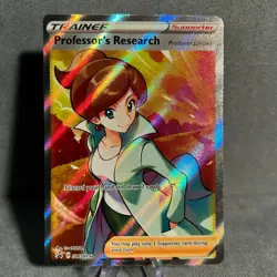 Professor's Research Black Star Promo SWSH152 SWSH Black Star Pokemon NM - Image 1