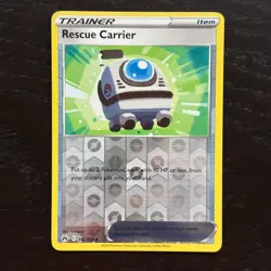 Rescue Carrier 142/159 Pokemon Crown Zenith SWSH Reverse Holo Uncommon NM - Image 1