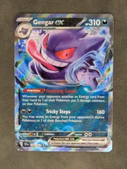 Gengar ex 104/162 Pokemon TCG Double Rare SV05: Temporal Forces Near Mint - Image 1